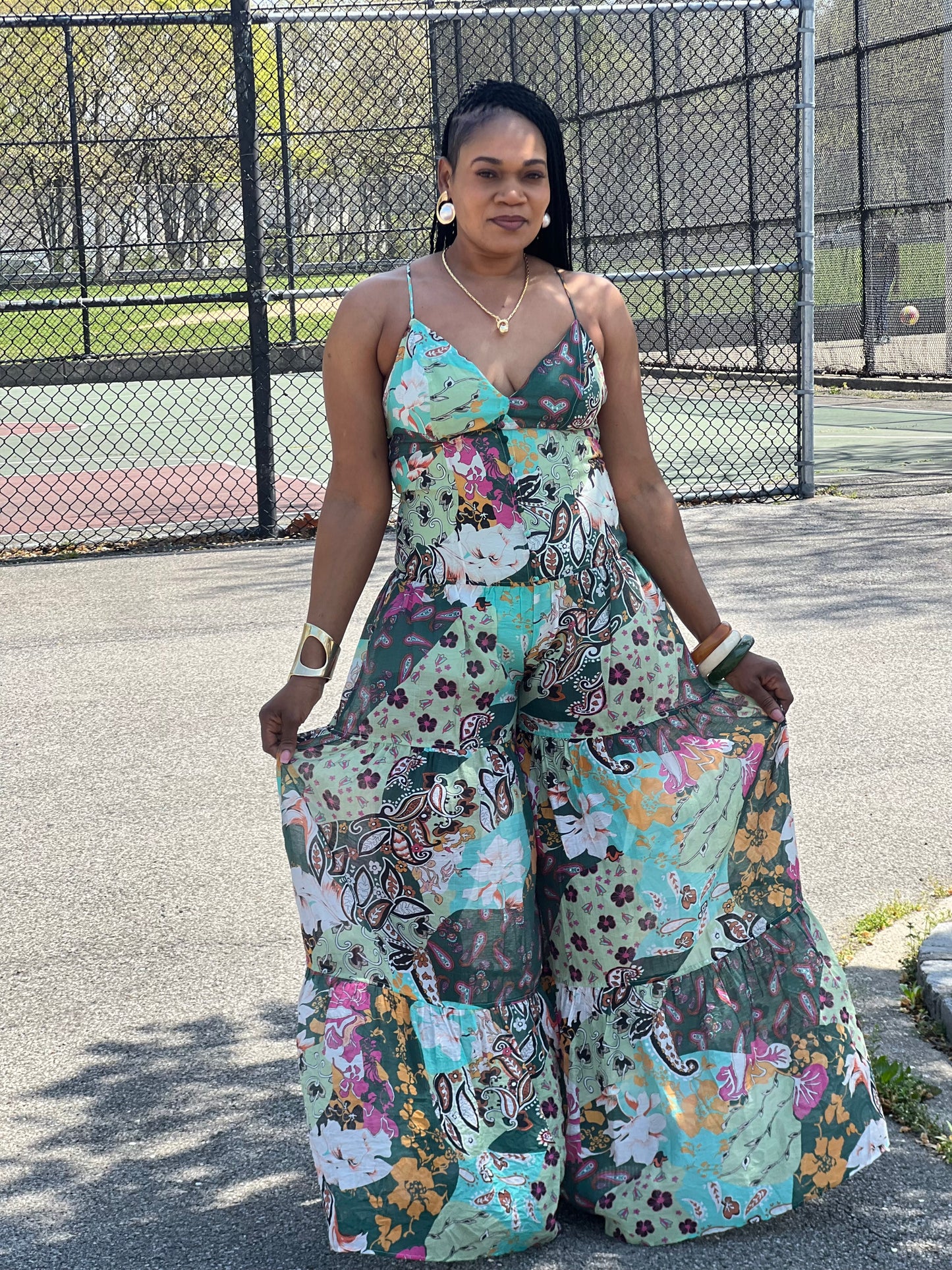 THE CAUGHT YOUR ATTENTION JUMPSUIT