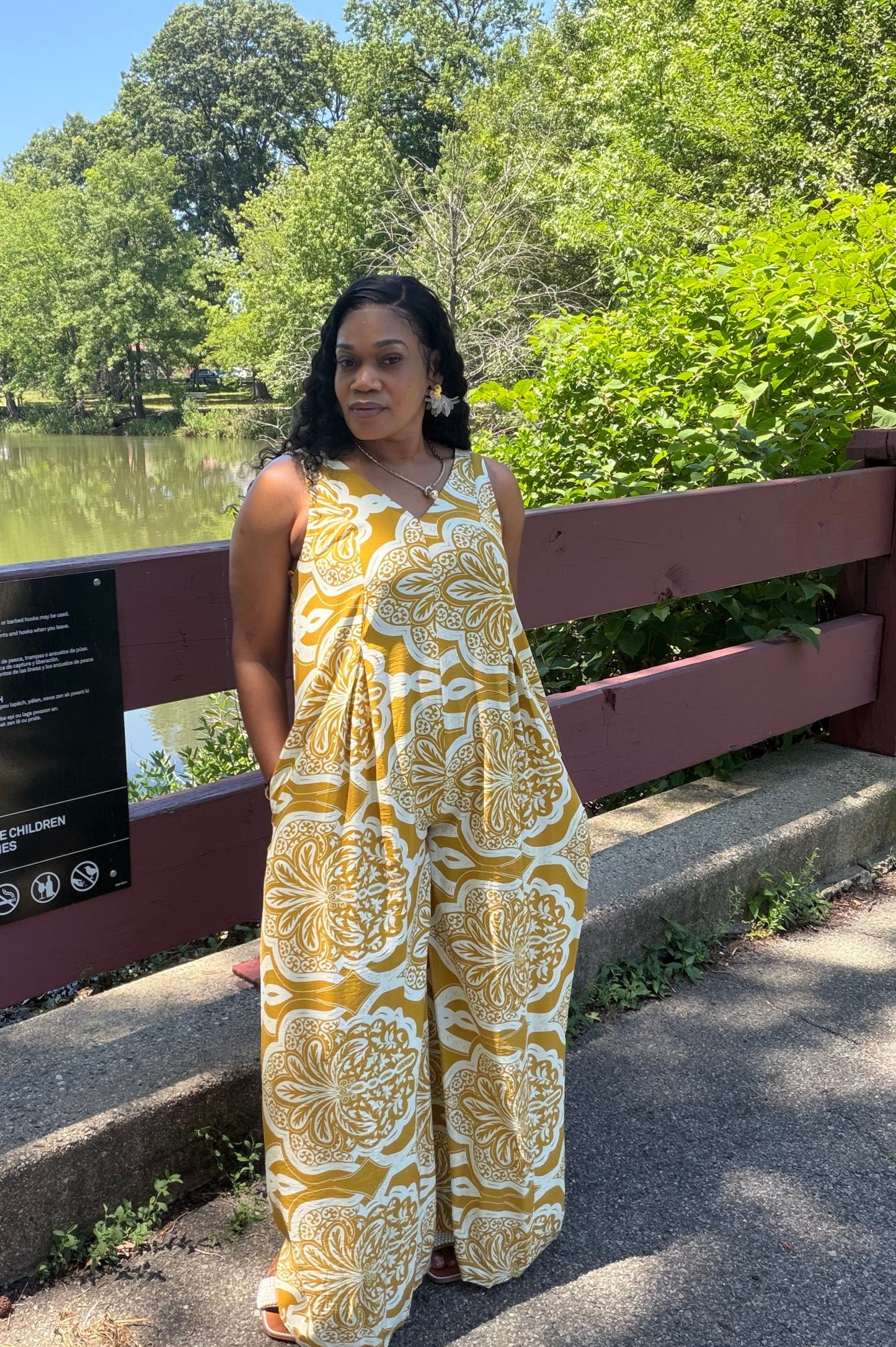 THE MIAH JUMPSUIT - YELLOW