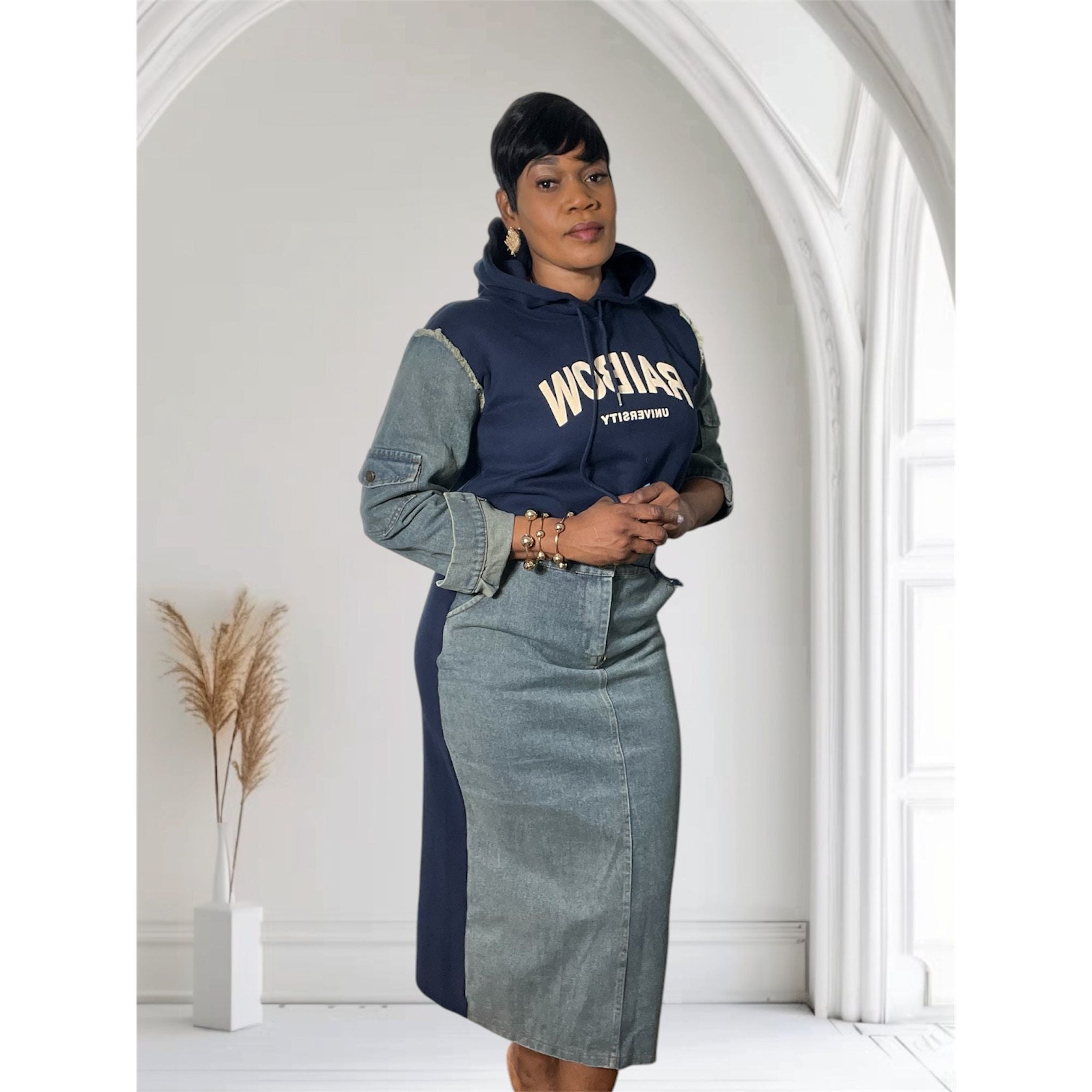 DEMIN SKIRT SET
